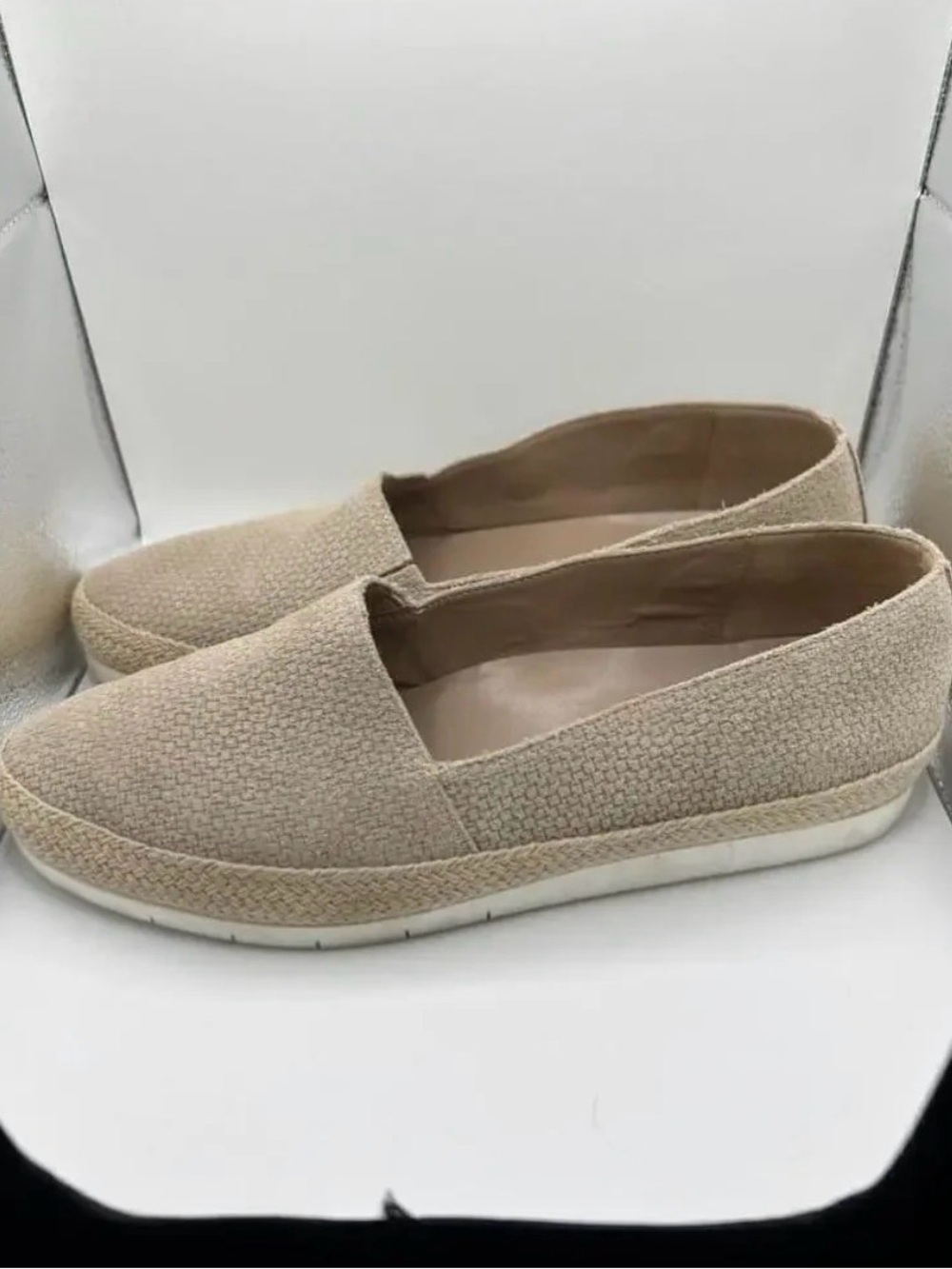 Donald J. Pliner Beige Espadrille Slip-On Shoes - Almost new condition!